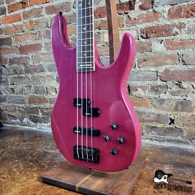 Kramer Spector Forum III Bass w/ OHSC (1980s, Magenta Metallic) image 6