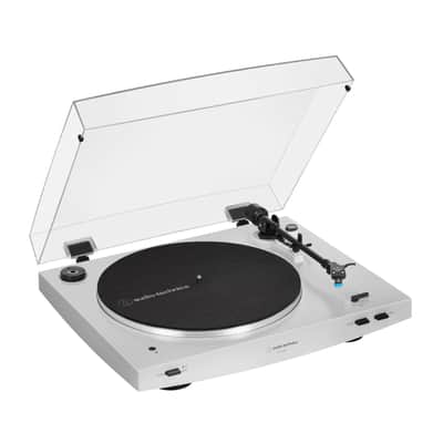Audio Technica AT-LP3xBT Automatic Wireless Belt-Drive Turntable (White) Bundle image 3