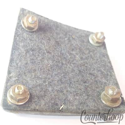 *Gretsch Diamond Tom Drum Mount Felt+Metal Plate Chrome Broadkaster Vintage 50s* imagen 2