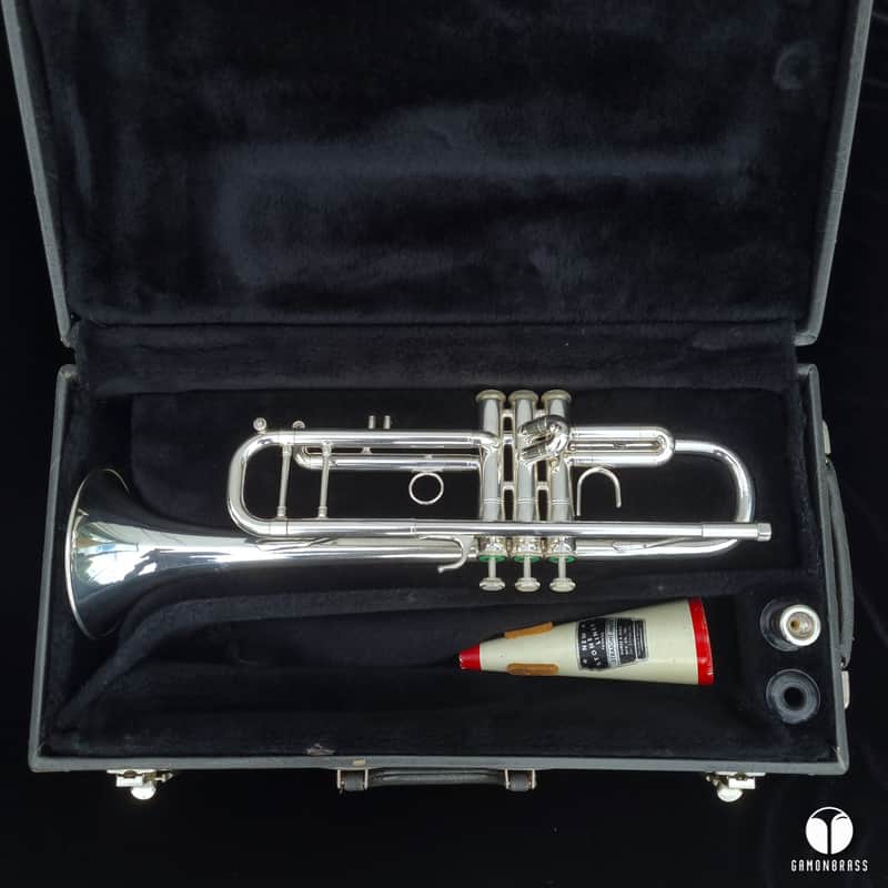 E. K Blessing ML1 Artist USA trumpet gamonbrass SILVERPLATED image 1