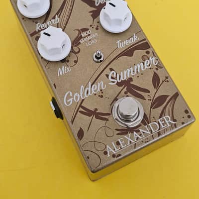 Alexander Pedals Golden Summer Reverb/Delay 2010s - Gold image 6