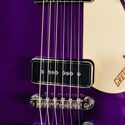 Gretsch G5210T-P90 Electromatic Jet Two 90 Single-Cut with Bigsby Electric Guitar - Amethyst - Demo image 10