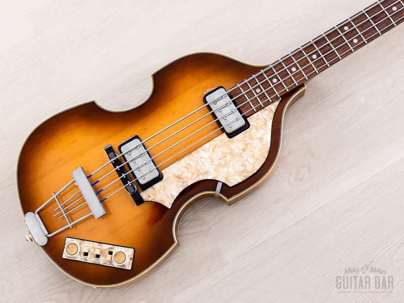2004 Hofner 500/1 Vintage '63 Violin Beatle Bass Staple Pickup w/ Case, Germany image 1