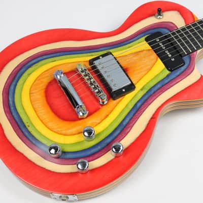 2013 Gibson Les Paul Zoot Suit Electric Guitar, Rainbow image 2