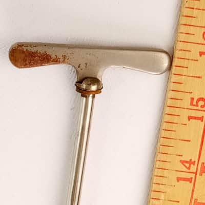 Leedy Spartan 15 1/8"Flat-Head 1+Bass-Drum Single-Tension T-Rod Nickel 12-24 30s image 2