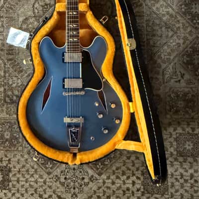 Used 2020 Gibson Custom Limited Edition '64 Trini Lopez Std VOS, Pelham Blue w/ Hard case image 14