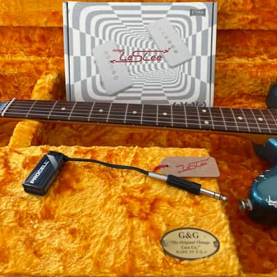 MJT Jaguar 2020 - Ocean Turquoise 60's Clone - John Frusciante Vibes Leslee onboard Seymour Duncan Fender parts Musikraft Neck image 9