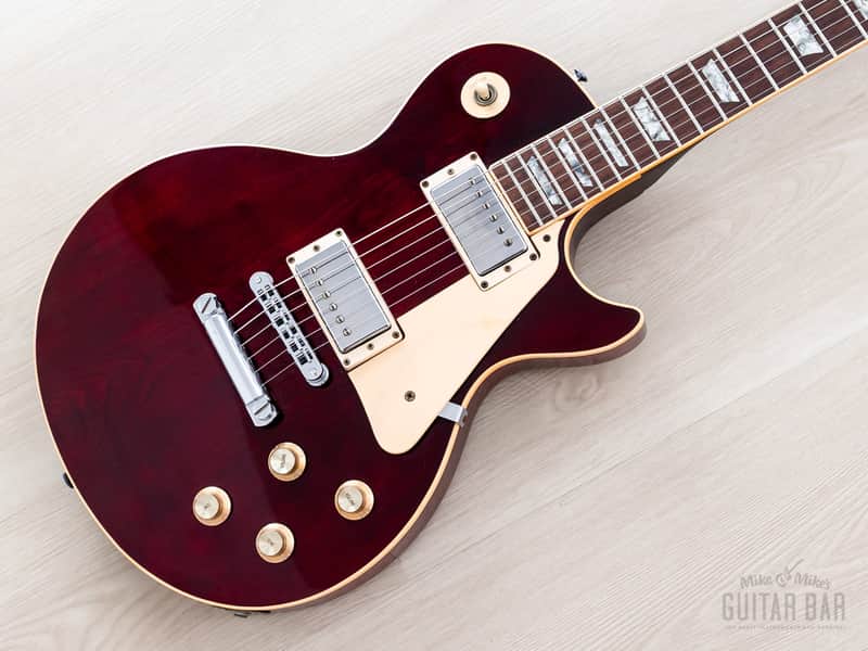 1978 Gibson Les Paul Standard Vintage Guitar Wine Red w/ T Tops, Case image 1