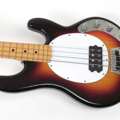 1976 Music Man Stingray Bass - Sunburst - First Year Model - White Pickguard & Epoxy Pre Amp image 5