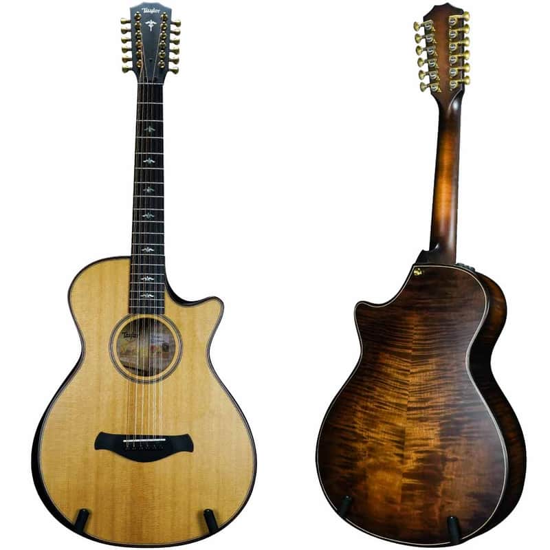 Used Taylor 652ce Builders Edition 12-String Acoustic Electric Guitar image 1