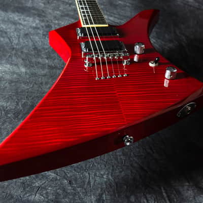 Jackson Stars KE-TN02/EMG Kelly - Transparent Red - VERU GOOD condition image 6