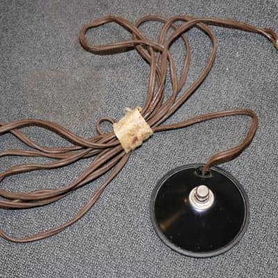 Vintage Original Early 1960s Fender 1 Button Footswitch - Brownface Blackface - No Tariffs image 1