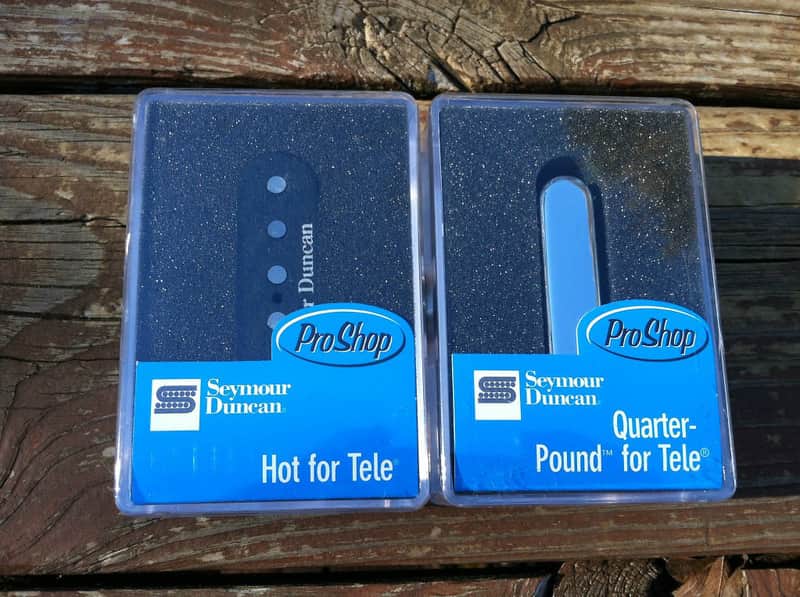 Seymour Duncan STL-2 Hot Lead Bridge & STR-3 Qtr Pound Rhythm Neck Tele Pickups image 1