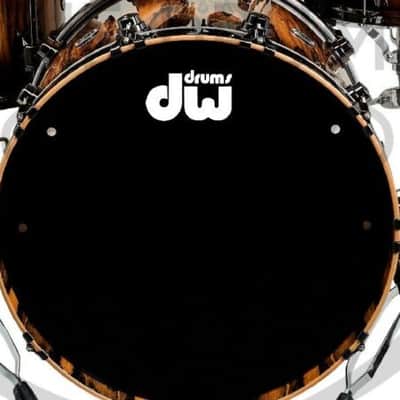 Dw Logo Decal Adhesive Vinyl Bass Drum (All Colours Available). image 2