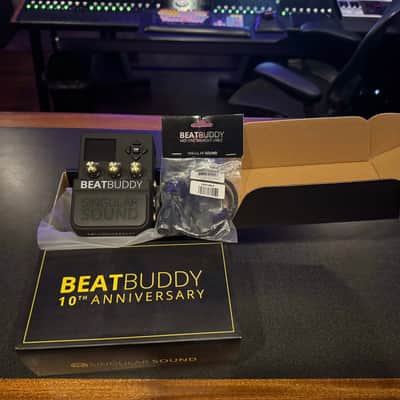 Singular Sound BeatBuddy Machine Pedal 10th Anniversary Edition 2025 - Black image 12