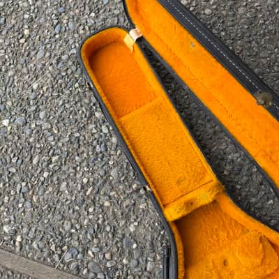 1960s Gibson SG Case - Black Tolex Marigold Lining Standard Junior Special image 3