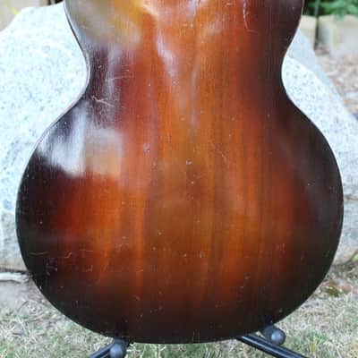 Stunning Stunning RARE Vintage 1930s/40s Lark Junior Acoustic Archtop Guitar Regal Kay Harmony NICE! image 12