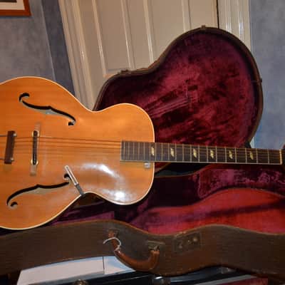 Epiphone Blackstone archtop acoustic 1940's Natural, project guitar. image 1