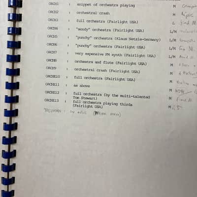 Original Fairlight CMI Series III Documentation series III 1983-1989 image 10