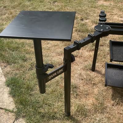 Vintage QuikLok Keyboard Studio Workstation – Folding 4 Leg Stand – 1980s image 6