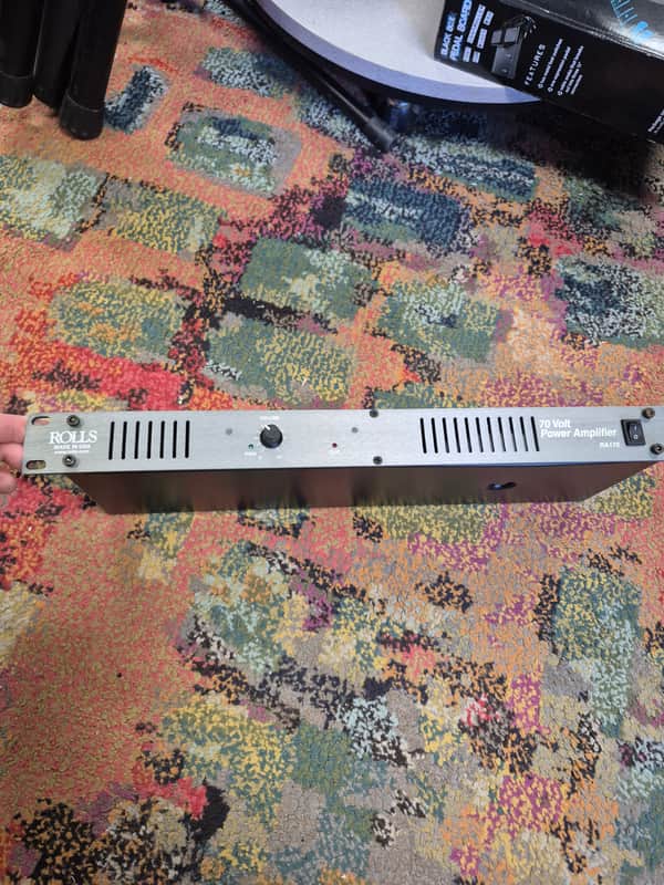 Rolls RA170 70-Volt Power Amplifier 2010s - Black image 1