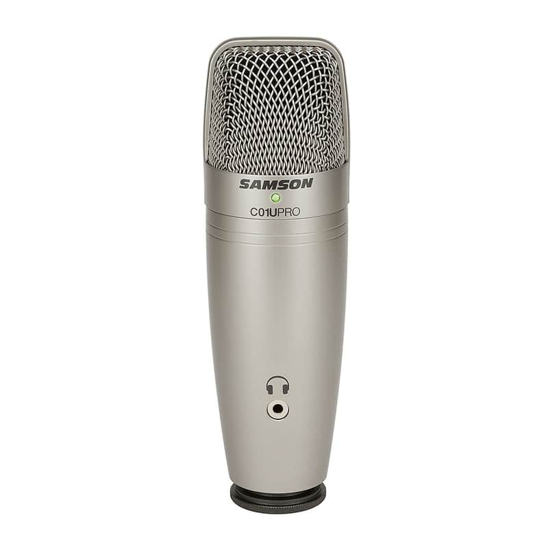 Samson C01U Pro Cardioid Condenser USB Microphone (with Headphone Jack) image 1