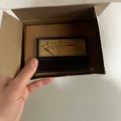 Set of two NOS Dixson VU meters for Opamp Labs Langevin Electrodyne and Quad Eight Recording Consoles image 1