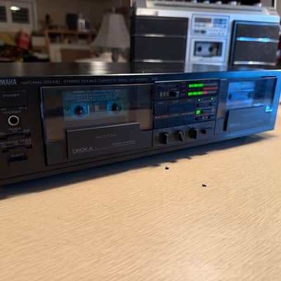 Yamaha Natural Sound Stereo Double Cassette Deck KX-W302U - Clean Serviced Rare! image 4