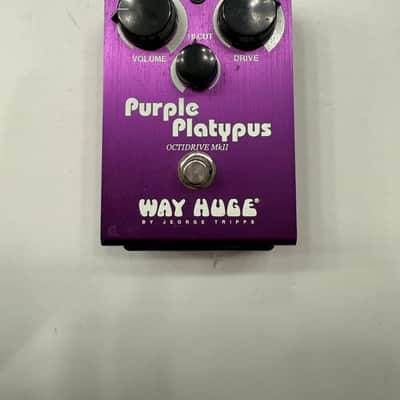Way Huge Purple Platypus Octidrive MKII Octave Overdrive Guitar Effect Pedal image 2