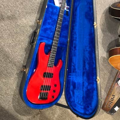 RARE 1987 Gibson Bass IV Ferrari Red w/ Original Case image 22