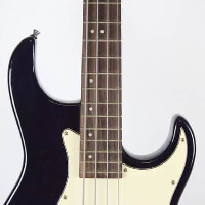 Early 2000's Silvertone Midnight Purple Indigo Jazz Bass J-Style Bass ~Rosewood Fretboard~ image 2