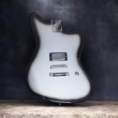 Tone Bakery Jazzbird M Loaded Body with EMG Pickup - Silverburst image 2