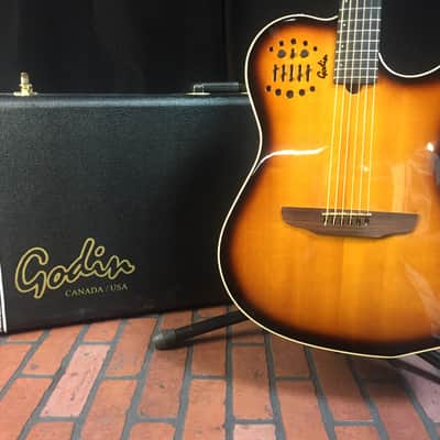 2000 Godin MultiAc Steel String w/ RMS Roland GR Guitar Synth Access - 2 Voice with Hardshell Case image 24