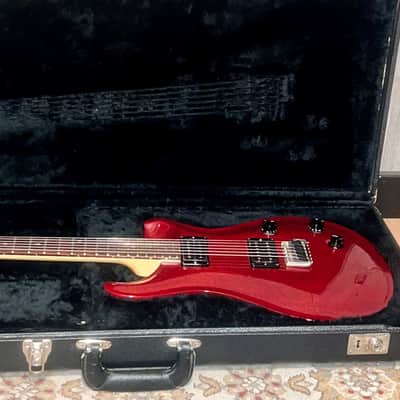 Nice 1994 PRS CE 22 Mahogany Tremolo , Vintage Cherry HSC image 19