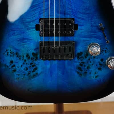 Schecter Omen Elite-6 - See-Thru Blue Burst image 7