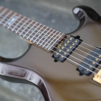 Ernie Ball USA Musicman LTD John Petrucci Signature JP6 2008 - Sequoia Gold image 7