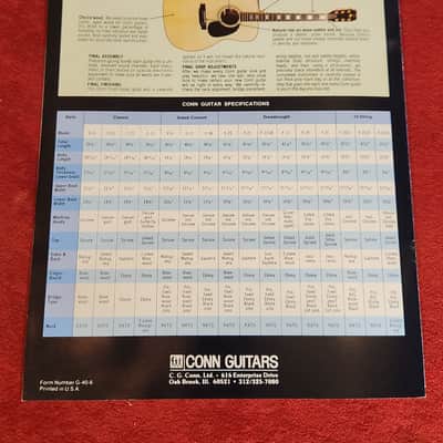 Vintage 1976 Conn Catalog And Price Sheet #1 image 6