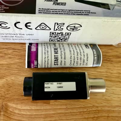 Switchcraft 318BT AudioStix Inline XLR Bluetooth 4.0 Wireless Receiver 2010s - Black image 2