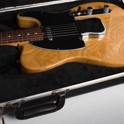 Fender  Telecaster Solid Body Electric Guitar (1981), ser. #S-853849, original black hard shell case. image 14