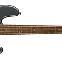 Squier by Fender Affinity Series Jazz Bass, Indian Laurel fingerboard, Charcoal Frost Metallic