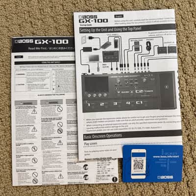 Boss GX-100 Guitar Effects Processor 2023 - Present - Black AND
