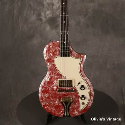 Supro Belmont  1959 Maroon Pearloid image 2