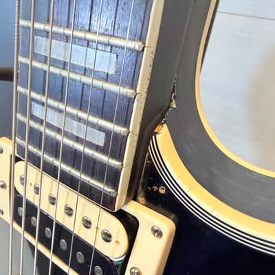 Magnum- LP Copy Electric Guitar Black w/ Upgraded Gotoh Tuners & Epiphone Pickups Late 1970s to Early 1980s image 7