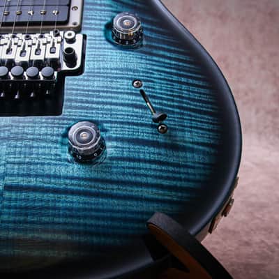 PRS USA Paul Reed Smith Custom 24 Floyd 10 top "Cobalt Blue + Ebony" (2024) image 10