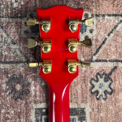 1986 Gibson Les Paul Custom Ferrari Red Rare Left Handed Vintage Electric Guitar W/ Original Hardshell Case! image 12