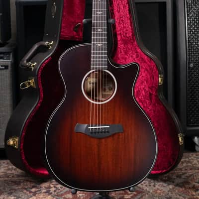 Taylor Next Generation Builder's Edition 324ce Grand Auditorium Acoustic/Electric Guitar - Tobacco Kona Burst with Hardshell Case image 13