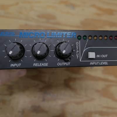 2-Alesis Micro Limiters & 1 Alesis Microverb II with 1 Power Supply. VINTAGE 1988 image 5