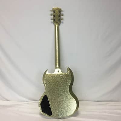 Gibson Les Paul SG Custom Silver Sparkle Electric Guitar 2007 w/Original Hard Shell Case image 3