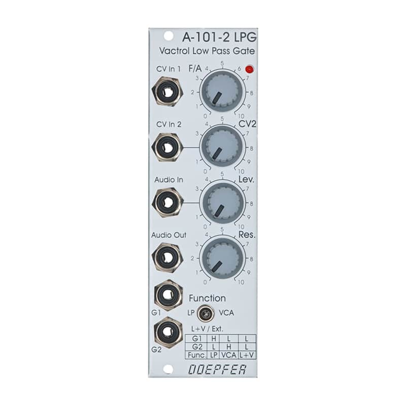 Doepfer A-101-2 Vactrol Lowpass Gate - VCA Modular Synthesizer image 1