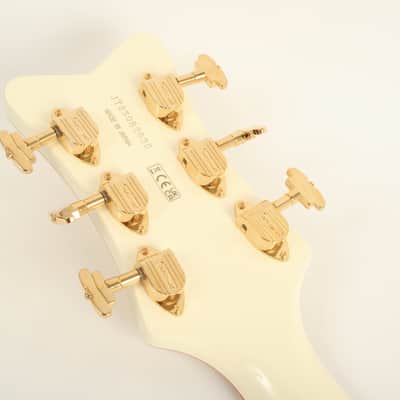 Gretsch G6136-55 Vintage Select Edition '55 White Falcon Hollow Body with Cadillac Tailpiece TV Jones Solid Spruce Top Vintage White Lacquer JT25082635 image 7